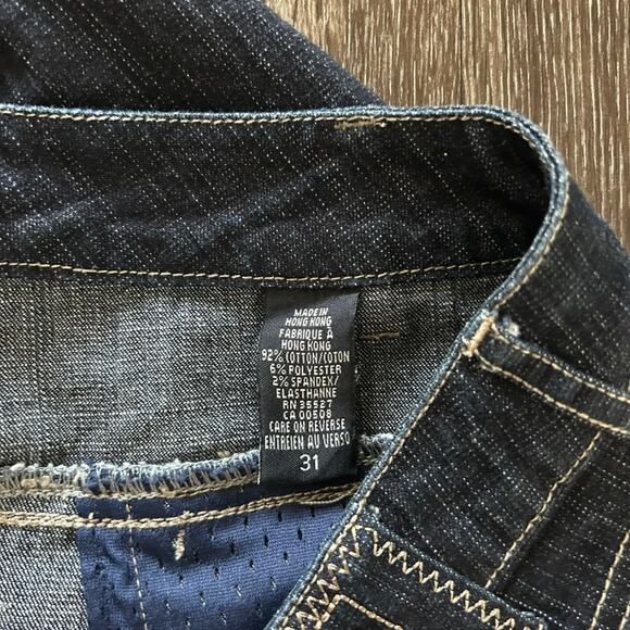 Vintage Marithé François Girbaud Denim Micro Mini Skirt Size 31 Y2K Graphic Logo - Picture 6 of 14